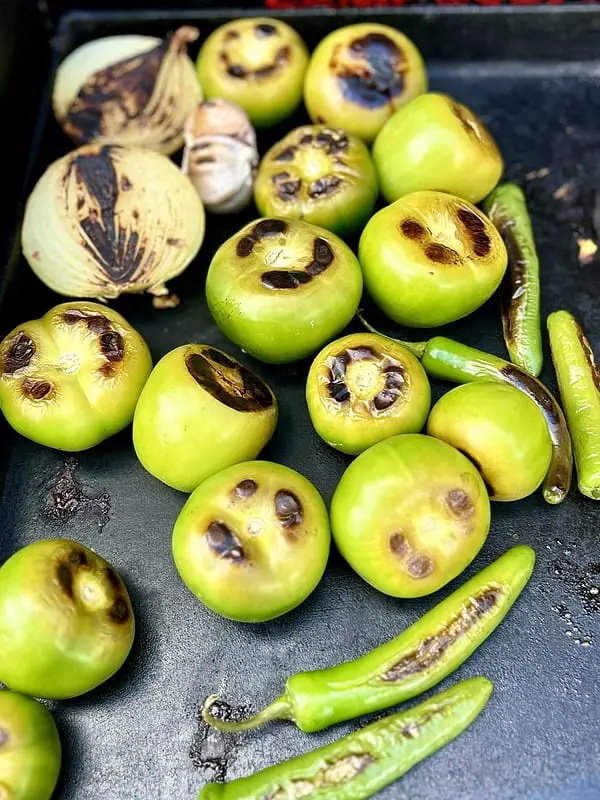 salsa con tomatillo
